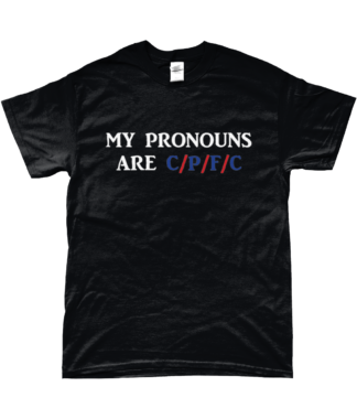 My pronouns t-shirt