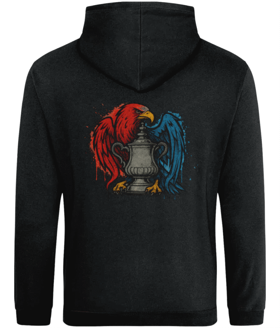 *NEW* Eagles FA Cup hoodie (red n blue text) - Image 4