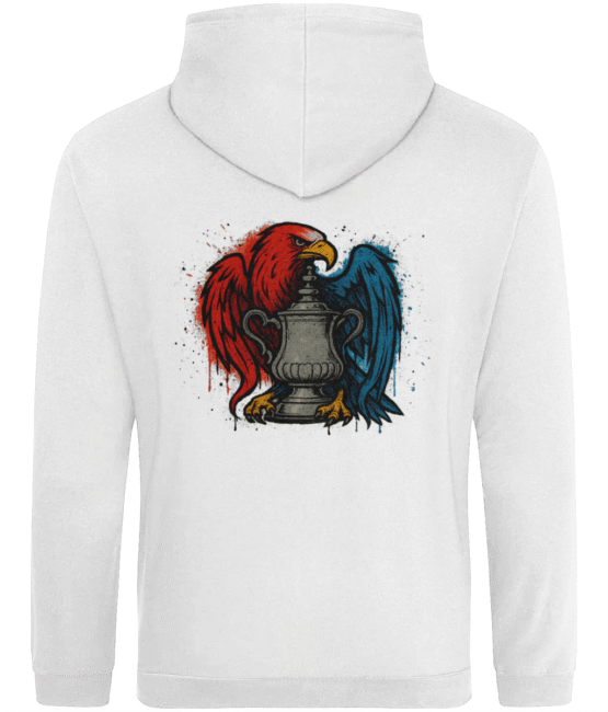 *NEW* Eagles FA Cup hoodie (red n blue text) - Image 6