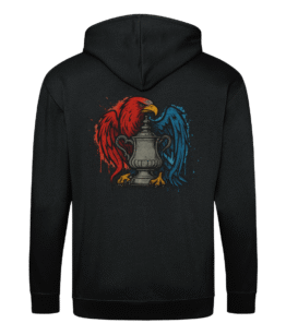*NEW* Eagles FA Cup zipped hoodie (white text)