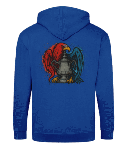 *NEW* Eagles FA Cup zipped hoodie (red n blue text)