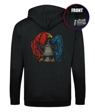 Eagles FA Cup zipped hoodie (white text)