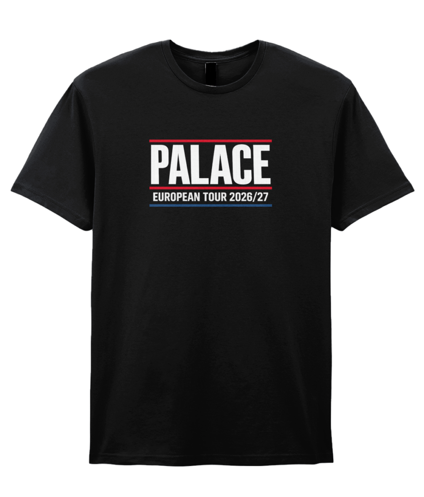Palace European tour 2026/27 t-shirt