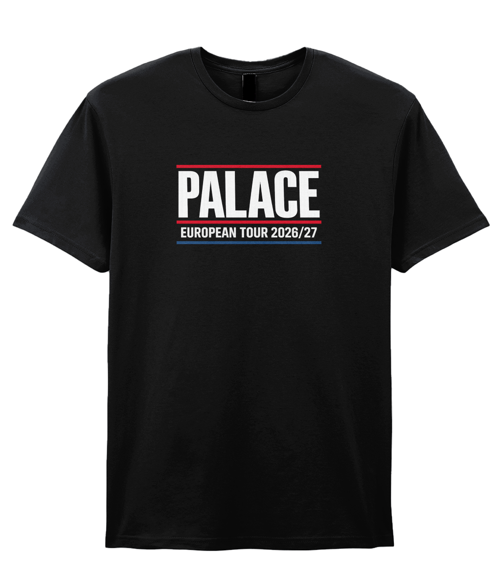 Palace European tour 2026/27 t-shirt